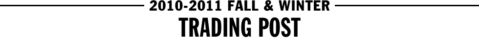 2010-2011 FALL & WINTER - TRADING POST